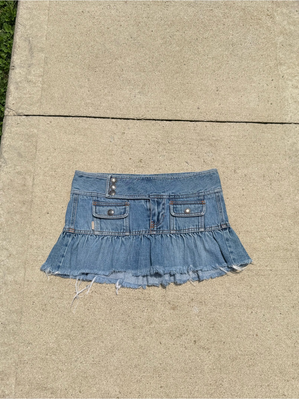 Y2K Hollister Low Rise Jean Skirt